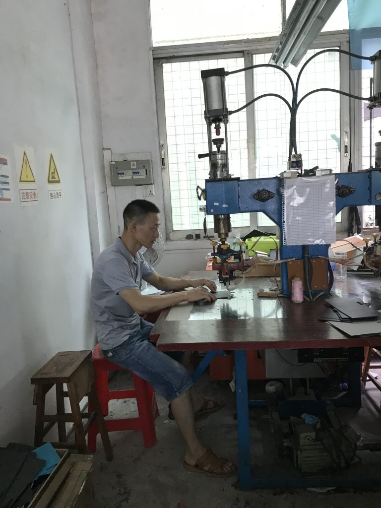 Pneumatic pressing