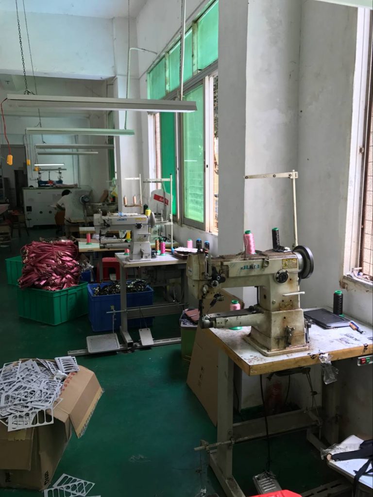Production sewing stations